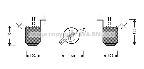 AVA QUALITY COOLING Kuivati,kliimaseade BWD225